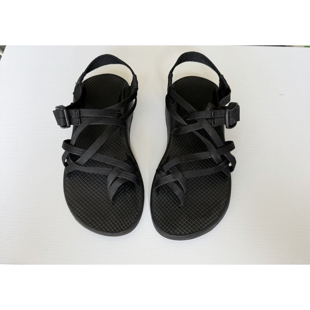 Chaco Strappy Sandals Black Women Size 9 Outdoor Hiking Comfort Adjustable - Picture 2 of 7